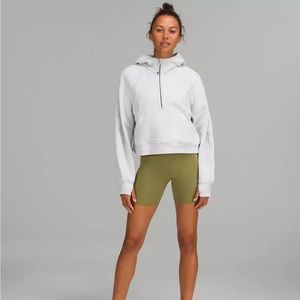 Lululemon | Scuba Oversized Half-Zip Hoodie in Heathered Core Ultra Light Grey